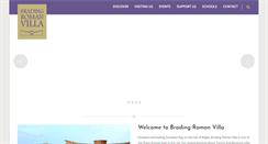 Desktop Screenshot of bradingromanvilla.org.uk
