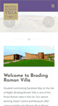 Mobile Screenshot of bradingromanvilla.org.uk